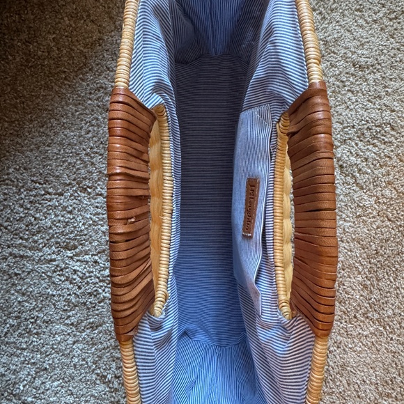 J McLaughlin Wicker Rhodes Clutch-NEW - Picture 2 of 6